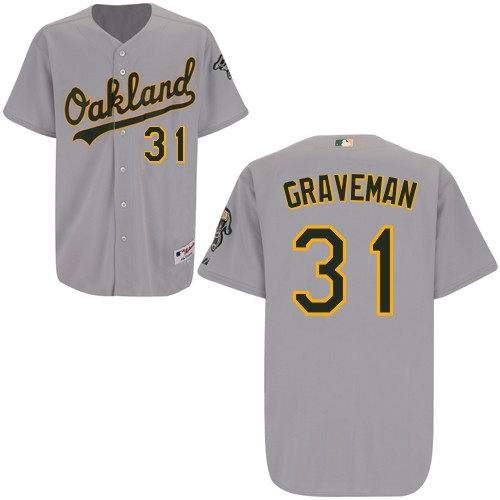 Kendall Graveman #31 mlb Jersey-Oakland Athletics Women's Authentic Road Gray Cool Base Baseball Jersey